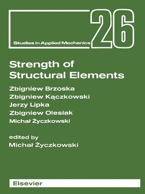 cover image of Strength of Structural Elements